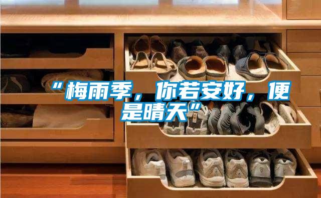 “梅雨季，你若安好，便是晴天”