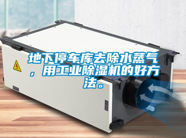 地下停車庫去除水蒸氣，用工業除濕機的好方法。