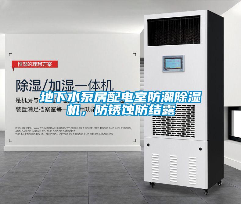 地下水泵房配電室防潮除濕機，防銹蝕防結露
