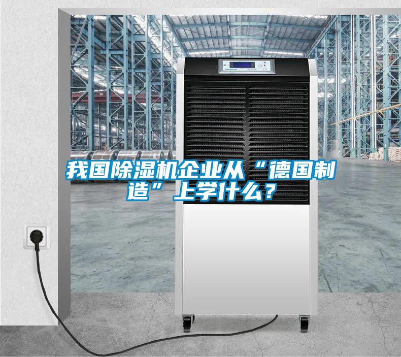 我國除濕機企業從“德國制造”上學什么？