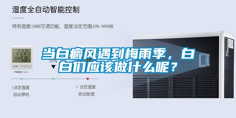 當白癜風遇到梅雨季，白白們應該做什么呢？