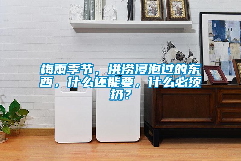 梅雨季節，洪澇浸泡過的東西，什么還能要，什么必須扔？