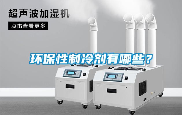 環保性制冷劑有哪些？