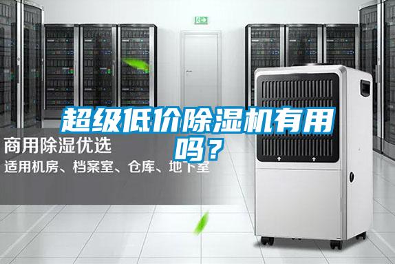 超級低價除濕機有用嗎？
