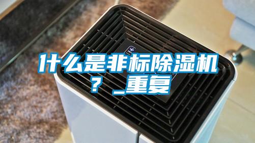 什么是非標(biāo)除濕機(jī)？_重復(fù)