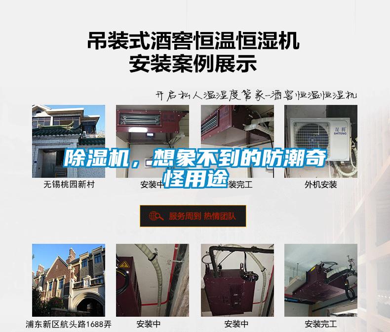 除濕機，想象不到的防潮奇怪用途