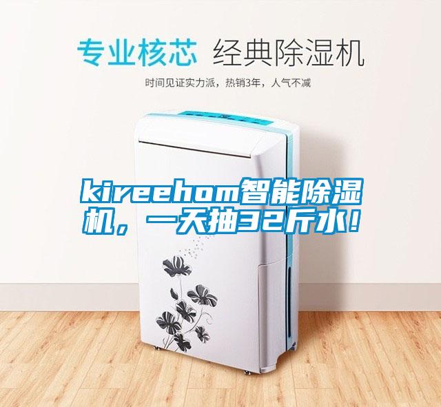 kireehom智能除濕機，一天抽32斤水！