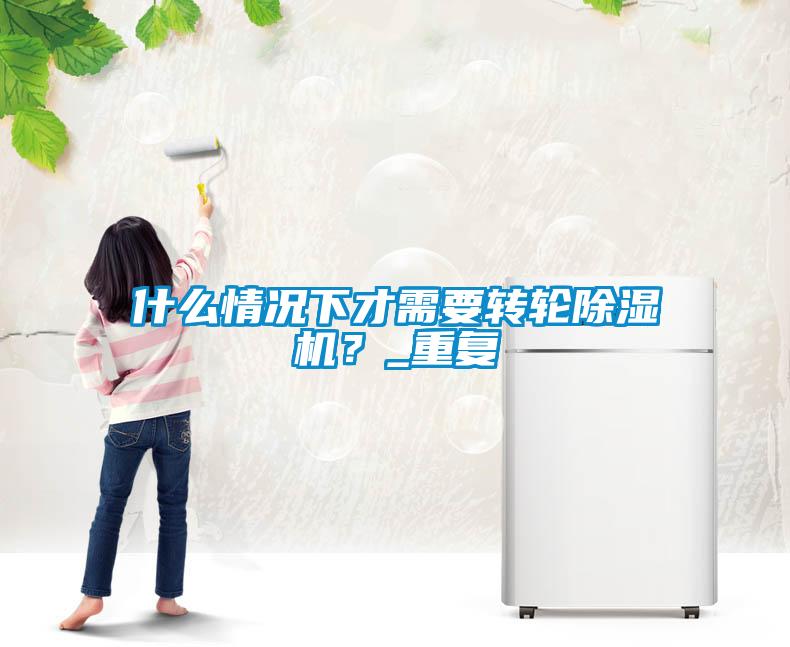 什么情況下才需要轉輪除濕機？_重復