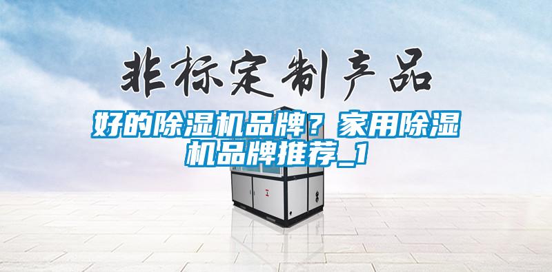 好的除濕機品牌？家用除濕機品牌推薦_1