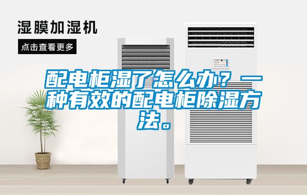 配電柜濕了怎么辦？一種有效的配電柜除濕方法。