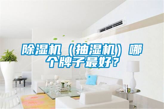 除濕機（抽濕機）哪個牌子最好？